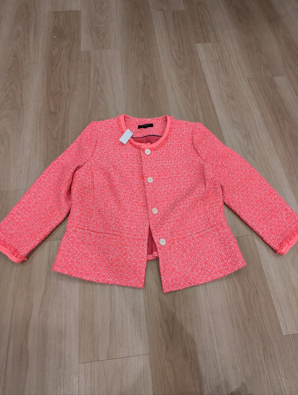 Talbots Bright Pink Nwt Jacket Size 12p